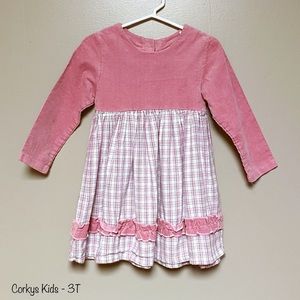 Corkys Kids Pastel Pink Dress - 3T